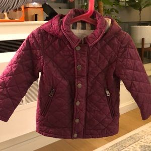 Burberry Quilted Girls Puffer Jacket